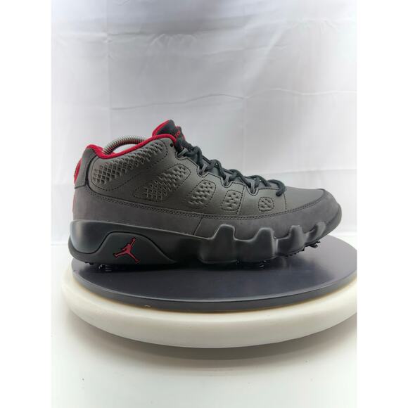 Air Jordan 9 Retro Low Golf Shoes Mens Size 9 Charcoal Black True Red FJ5934-002 main image 8